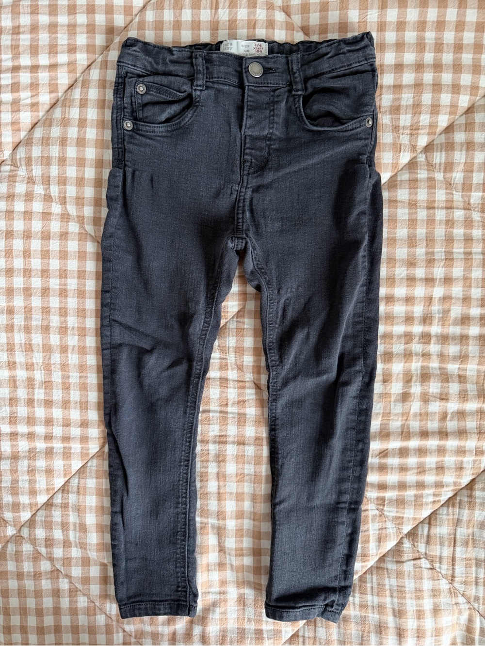 Zara Black Slim Stretch Jeans